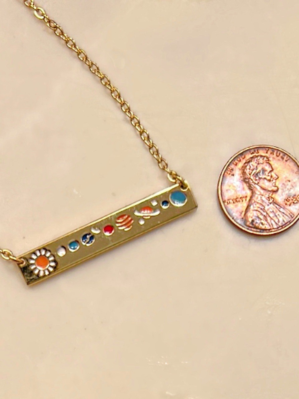 Solar System Necklace - Picture 5 of 6